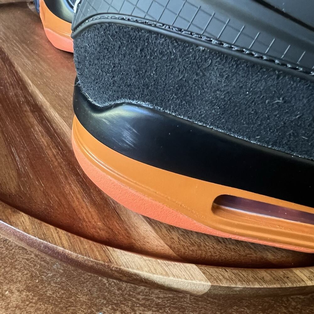 Air Jordan 4 RM Black Gray Starfish Low Shoes Sneakers Mens Sizes 11 - Picture 6 of 16